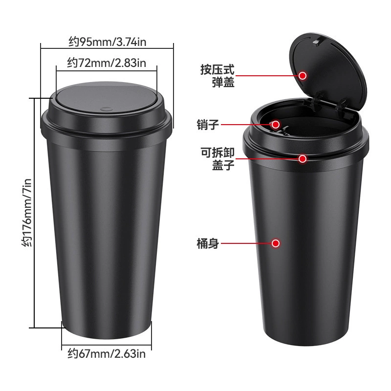 Handheld garbage can, storage system