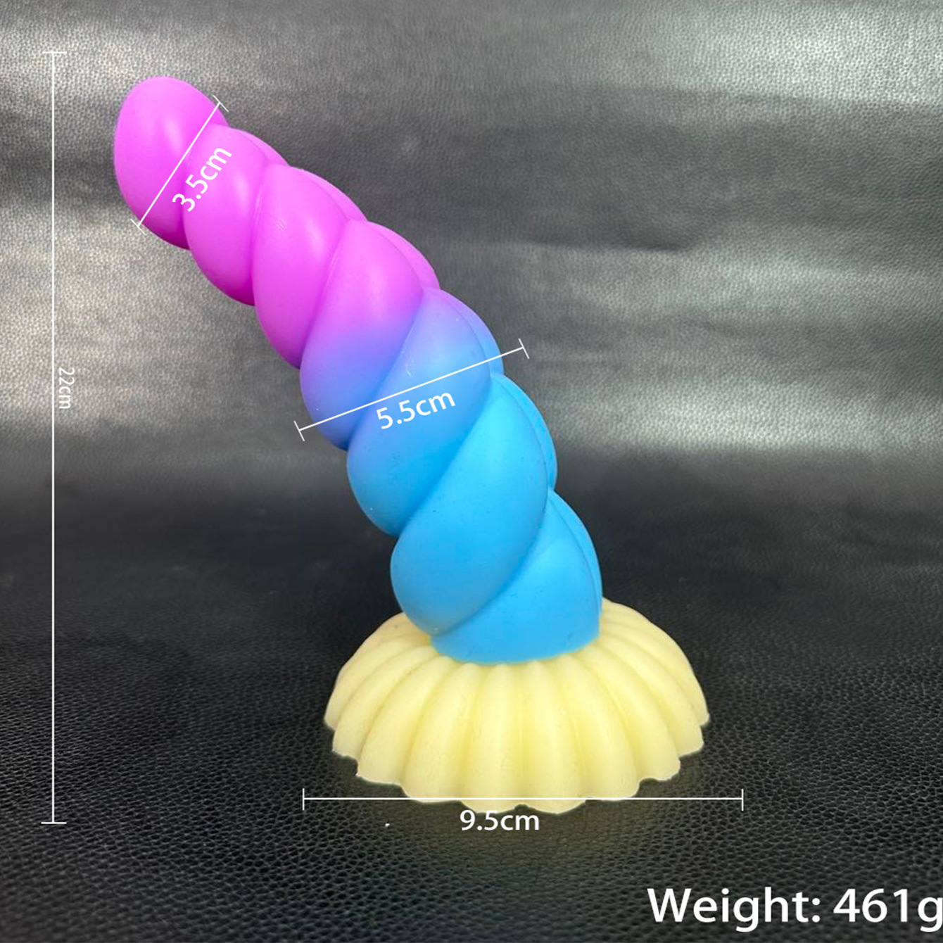 Silicone Anal Plug with Fox Tail Design, Colorful Special-Shaped Adult Toy — detail image 18