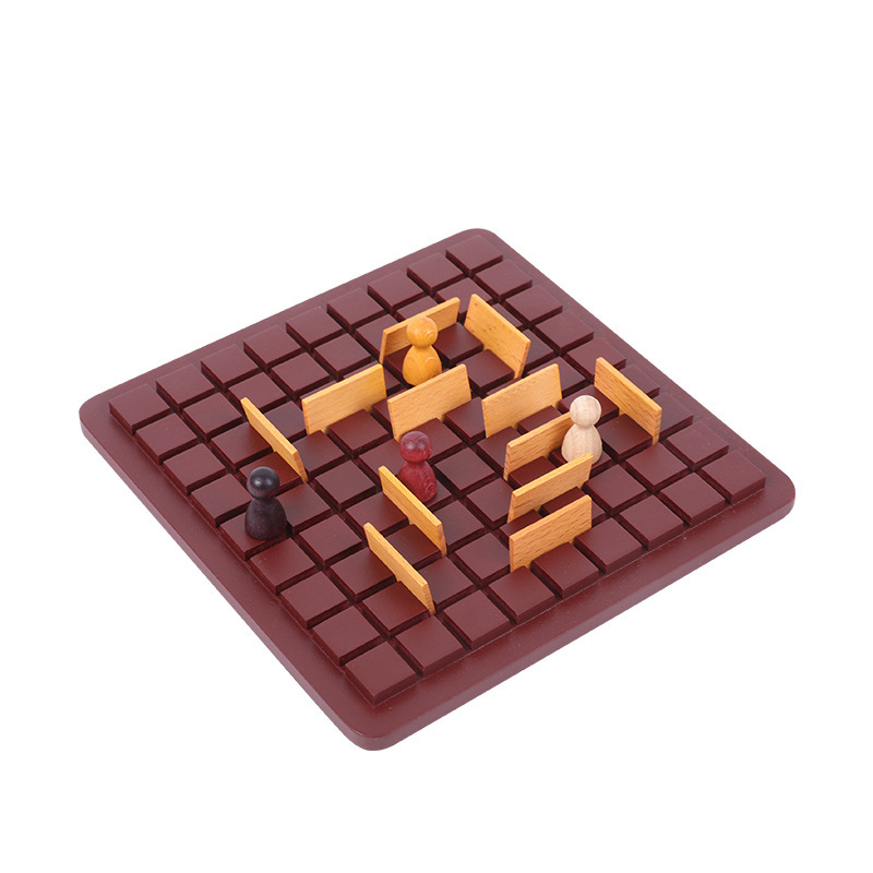 Paso a paso campamento juego de ajedrez juego de rompecabezas de los niños juegos de mesa educativos para niños estudiantes de primaria ruptura de interacción multi-usuario