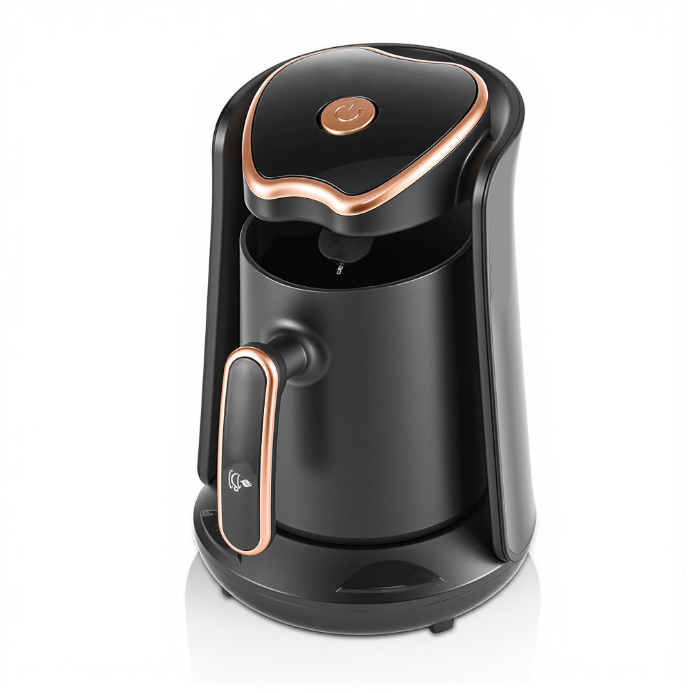 Taza de café con calefacción doméstica estándar europea transfronteriza, cafetera turca, tetera de café de oficina portátil