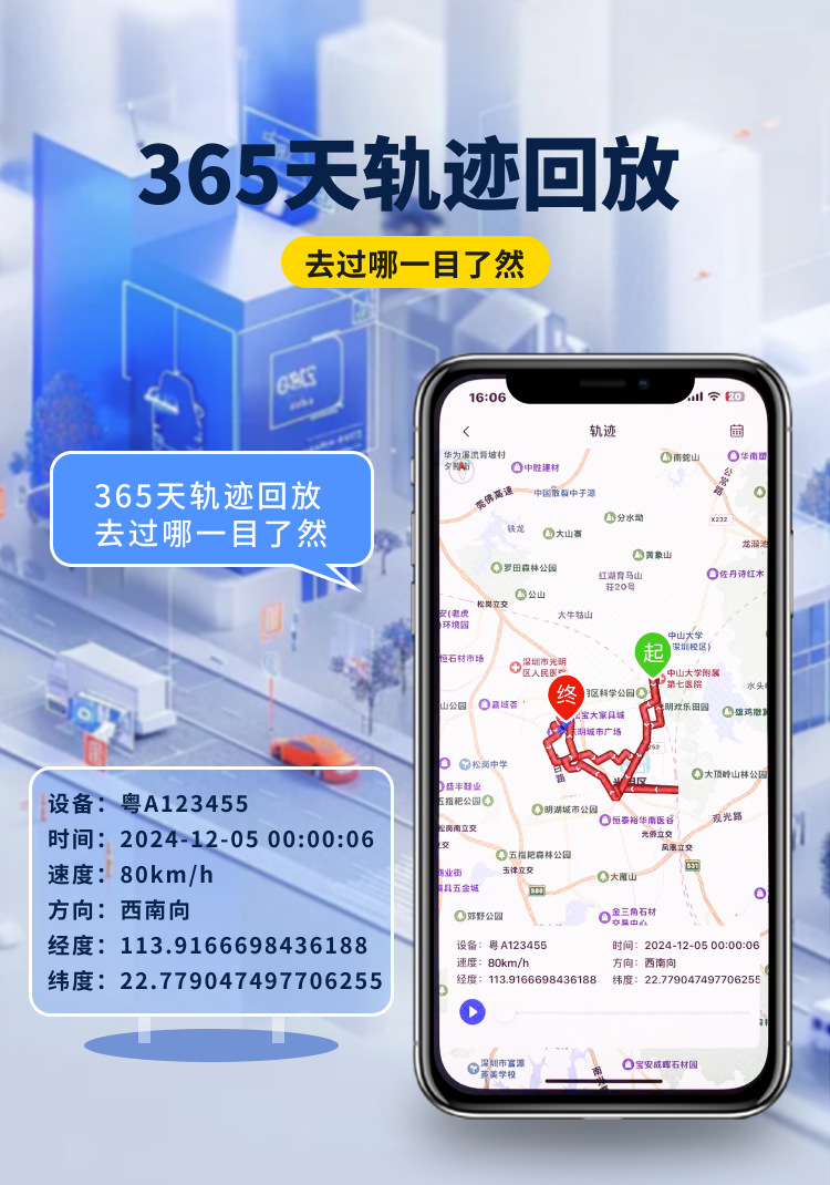 Vehicle-Mounted Smart Gps Locator 4g Strong Magnetic Charging-Free Fleet Transportation Management Car and Motorcycle Positioning Tracker