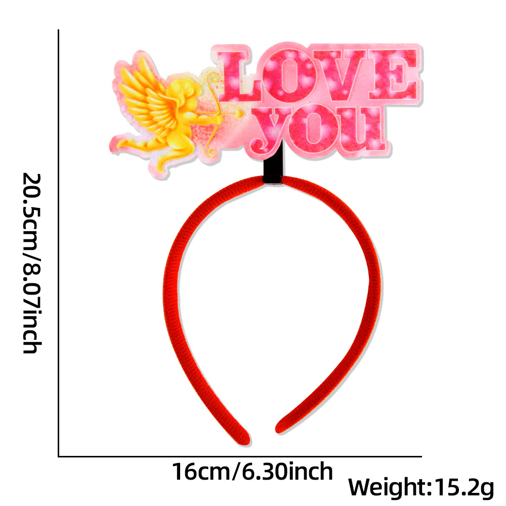 Valentine's Day Cartoon Style Letter Plastic + Felt Party Costume Props display picture 1