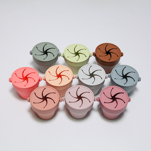 Amazon cross-border in stock exclusively for silicone flower snack cup children's snack cup