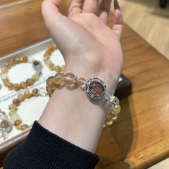 巧恩珠宝天然黄塔晶白水晶净体幽灵魔盒柠檬晶黄水晶高级感水晶