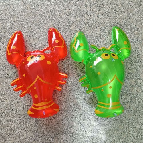 PVC Children's Inflatable Light-Up Toy Duck Glowing Pig Bungee Rope Mini Frog Street Vending Toy