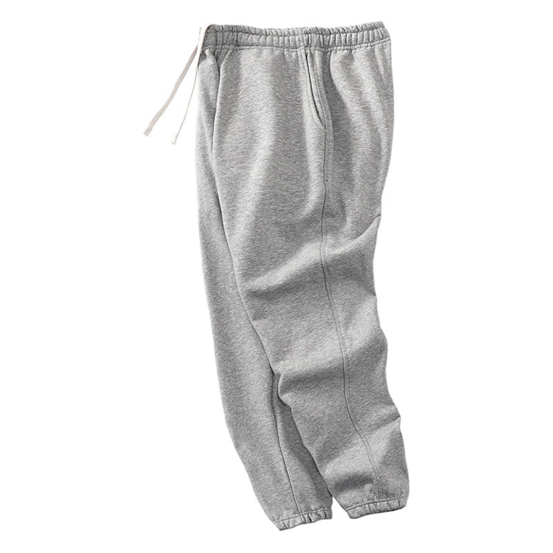 Плюшевые брюки утолщены 390 г простой тяжелый вес для мужчин и женщин