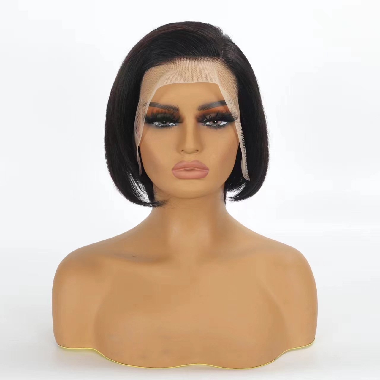 Pelucas europeas y estadounidenses cabello corto cabello recto cabello corto cabello corto