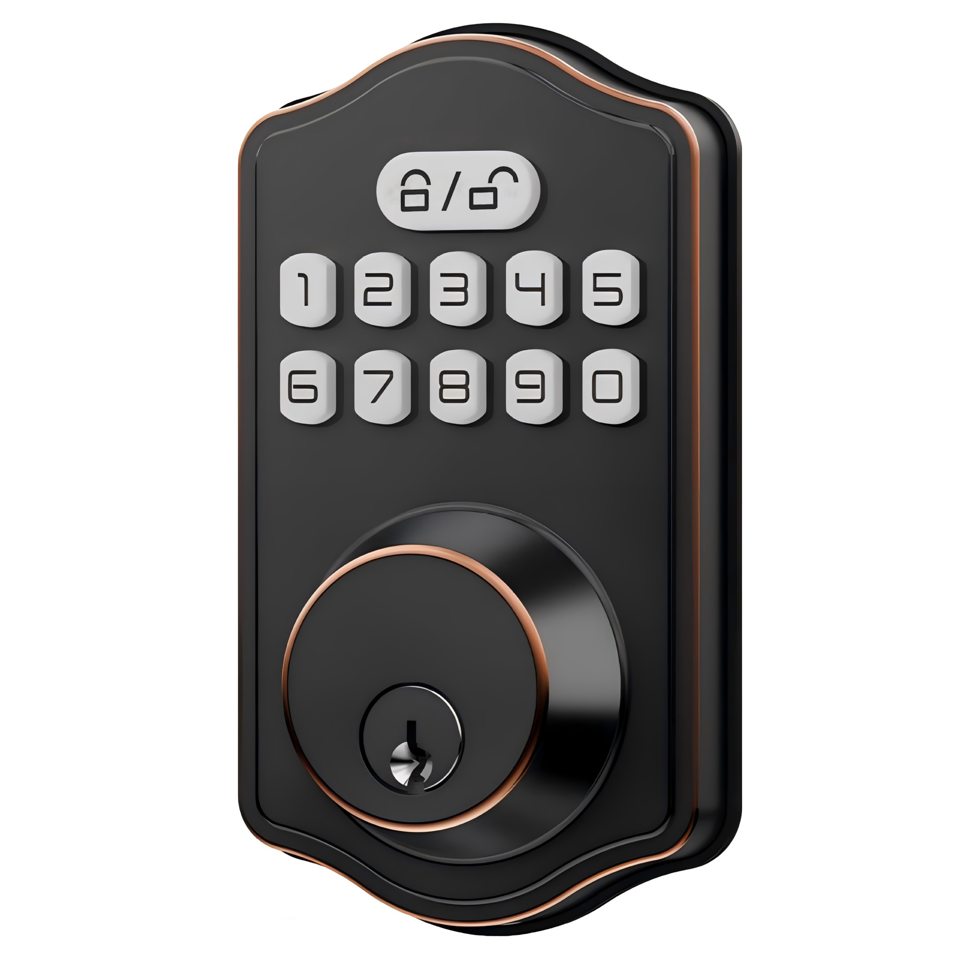 비밀번호 기능Sand Bronze 비밀번호 키패드 Satin ORB