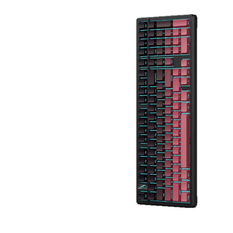 K98PRO eje mecánico RGB teclado mecánico universal eje verde ABS inalámbrico de tres modos impermeable teclado para juegos para juegos