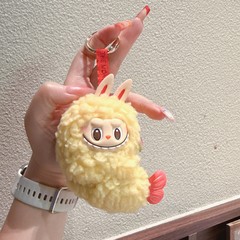 新品小炸虾系列搪胶毛绒挂件潮流鸡腿老婆手机挂件炸虾耳机包跨境