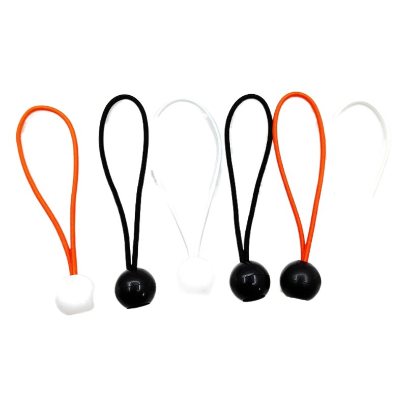 4mm latex wire ball head elastic rope outdoor fixed tent plastic ball elastic rope trapped elastic rope