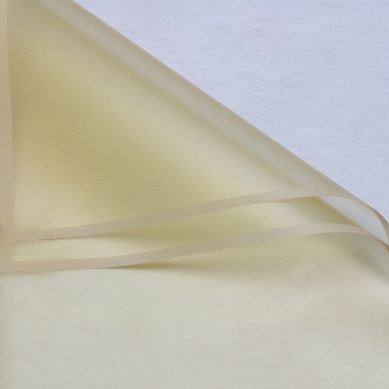 Roland New Golden frontera jalea película de la flor material de papel de embalaje impermeable de gama alta Flor de papel de embalaje ramo de flores tienda de flores
