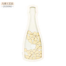 新款木质签到瓶 幼儿园感恩教师节纪念品礼物送老师木片许愿瓶