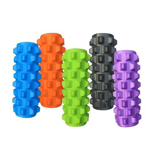 Wolf Fang Foam Roller Yoga Pole Muscle Relaxation Foam Roller Massager Yoga Fitness Massage Stick 33cm