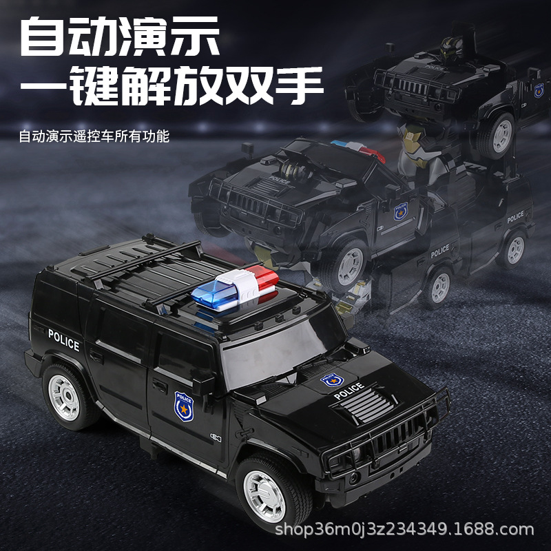 Nuevo sensor de gestos deformación de control remoto automóvil robot Hummer SUV recarga coche de carreras juguetes para niños