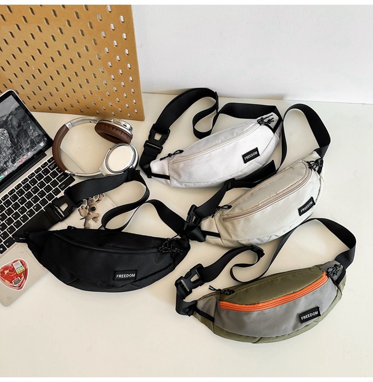 Torba, torba na klatkę piersiową typu crossbody, nisza uniwersalna 2024 nowa moda, sport, ekskluzywny styl, internetowa celebrytka torba na klatkę piersiową_voghion.com