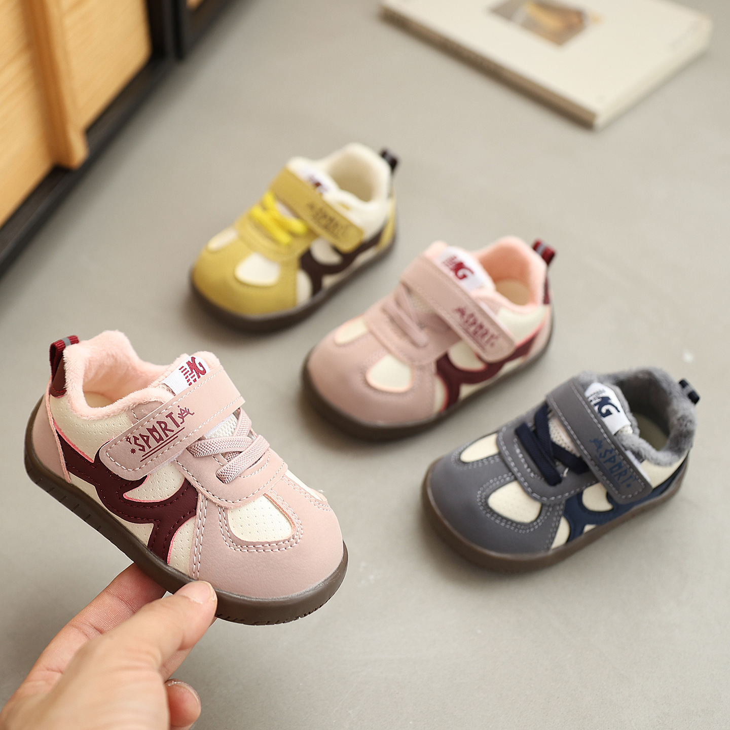 Children's winter sneakers for early age for men and women girl's