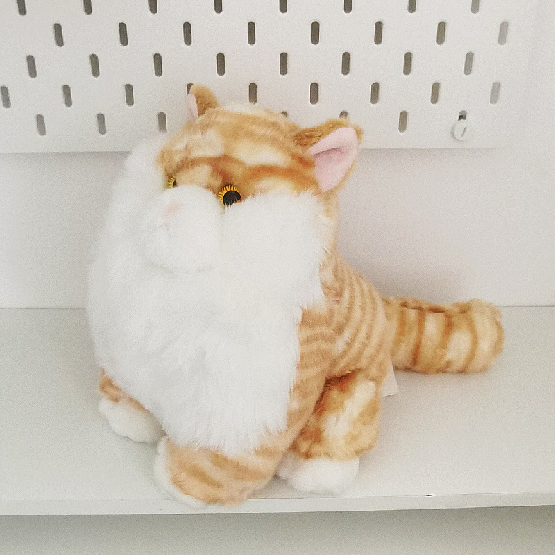 Mulula gato muñeca de peluche de juguete de simulación gato niños Ragdoll muñeca almohada para dormir regalo al por mayor