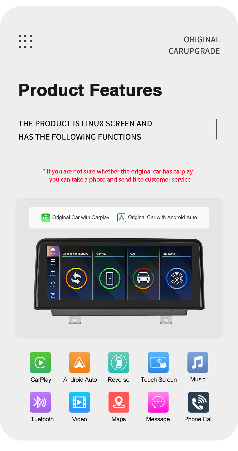 Luntuo LinuX Touch Display ScrEEn Is SuitablE for Bmw X5 X6 E70 E71 CCC SystEm Car MultimEdia