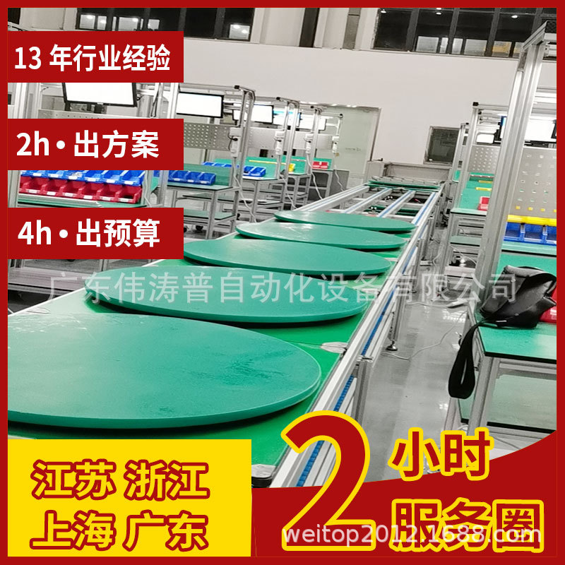 龙岗厂家直供自动循环组装流水线 电动电熨斗生产装配线免费规划