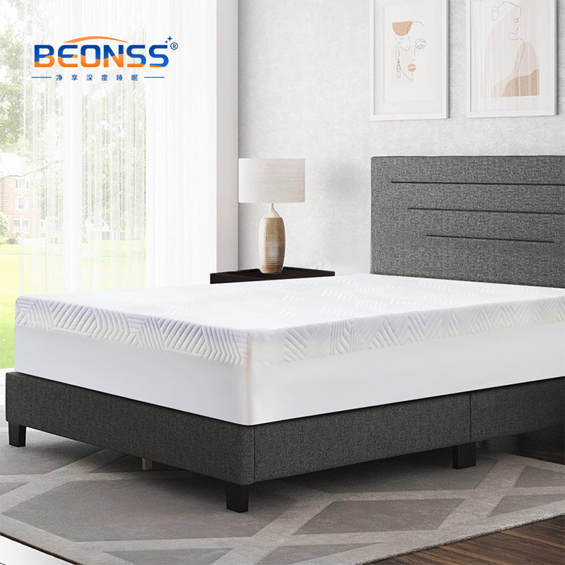 Three Layer Memory Foam Mattress Breathable Cooling Gel Memory Foam Cushion