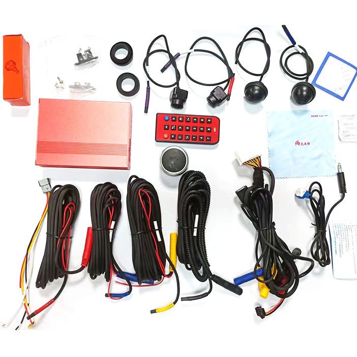 T 5 360 car camera 3D night vision panoramic bird View system 4-way 360 panoramic camera