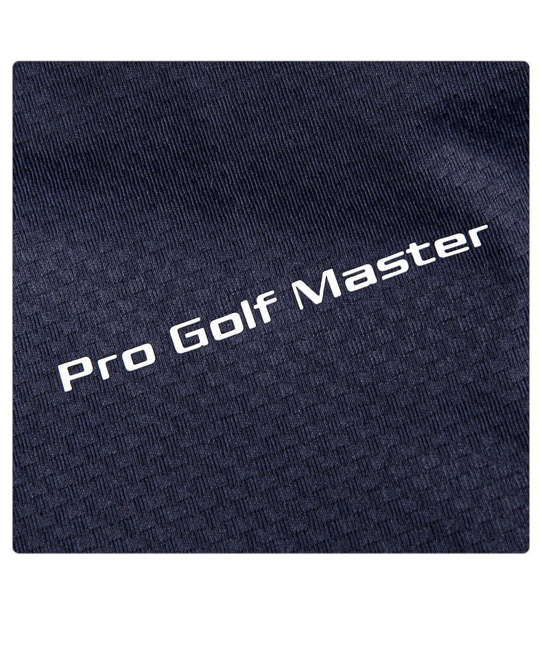 Áo polo nam golf PGM tay ngắn, cổ bẻ khóa kéo, vải thoáng khí thấm hút mồ hôi — Yf574-màu xanh lá cây ngải cứu, YF574-màu trắng, YF574-màu xanh nước biển chi tiết 10