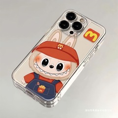 M记拉布布适用iPhone16pro苹果15plus透明14太空壳13跨境12外贸11
