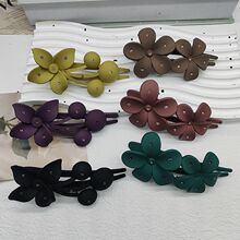 大号花朵头发夹子发卡子网红洋气抓夹女后脑勺盘发二元店货源批发