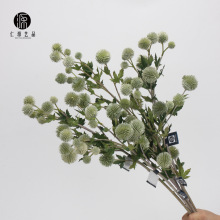 工厂直销 仿真毛松果板栗果蓝星球 蒲公英果婚庆花艺装饰插花配材