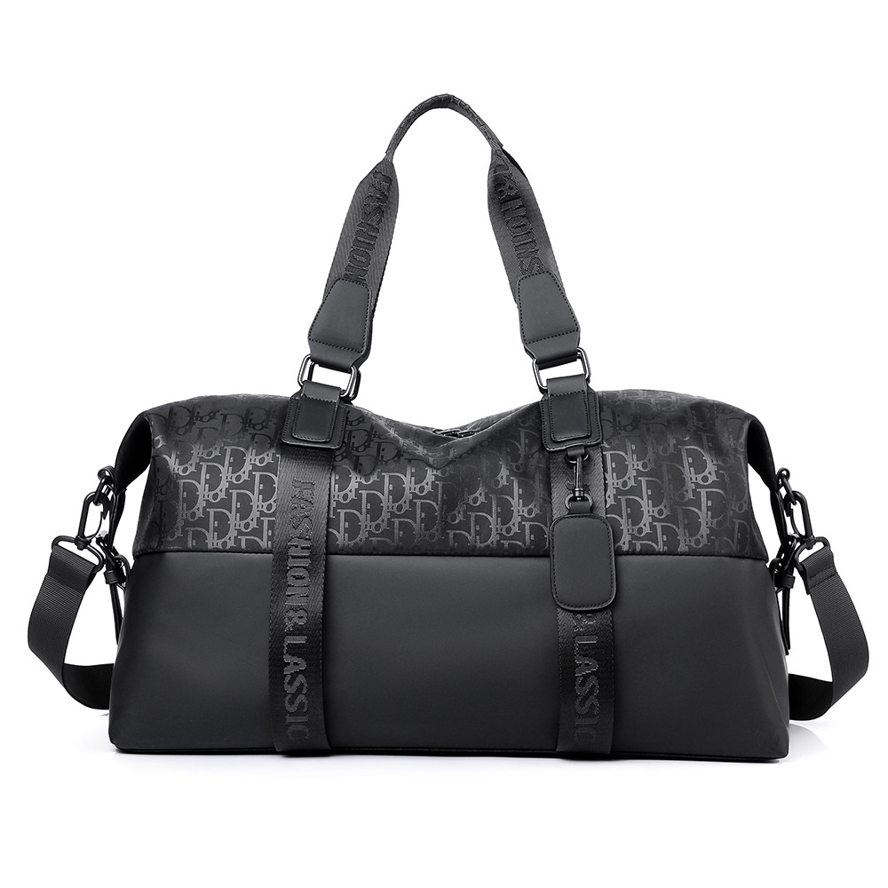 Bolsa de viaje de hombre, bolsa de equipaje a prueba de agua de gran capacidad, separación seca y húmeda, bolsa de ejercicios, bolsa de ocio al aire libre, mochila