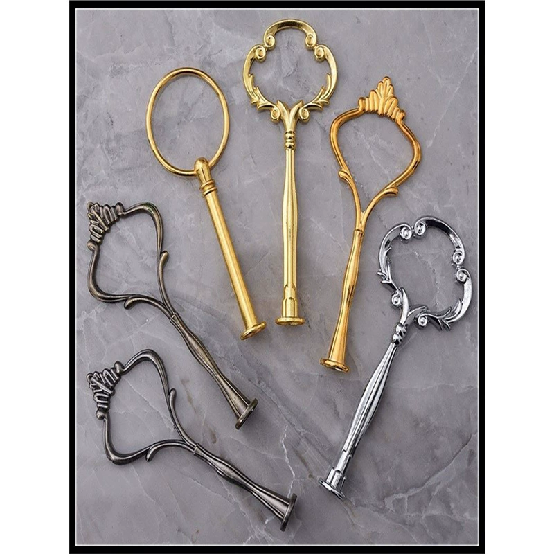 Three -layer fruit disk metal hanging rack cake dessert dessert ornaments electroplating accessories dry fruit disk double -layer snack bracket