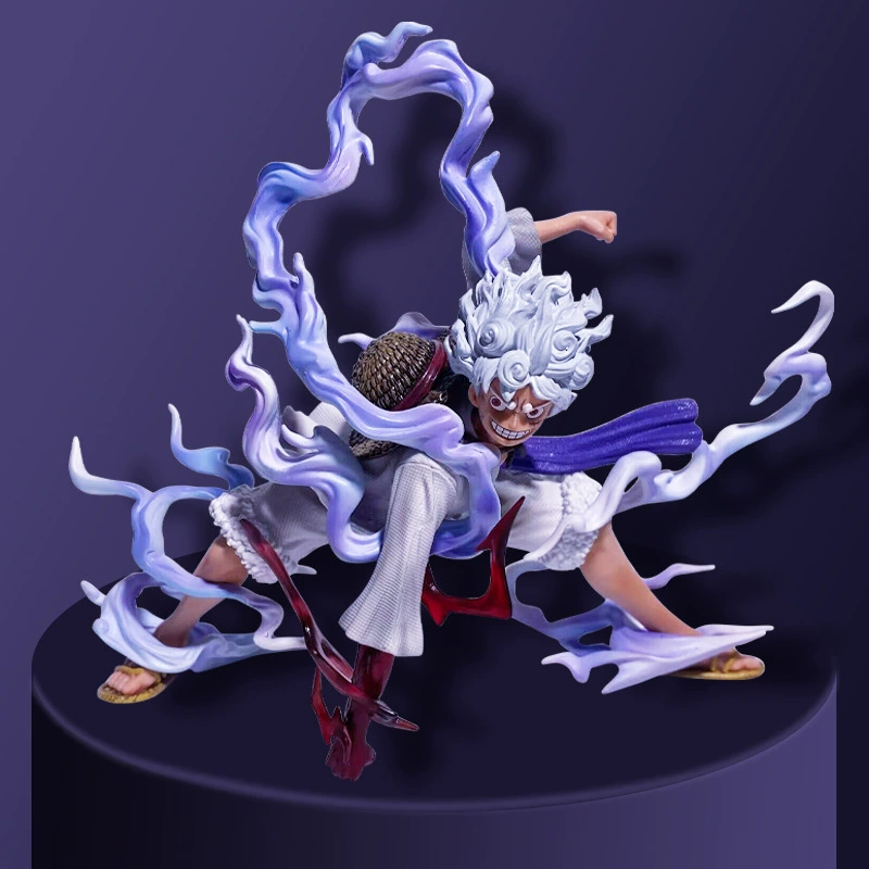 One Piece Солнце Бог 001 Пять —gear Ника Летающая Красная Белая Штаны Приседания Аниме Рука -Модель Офиса