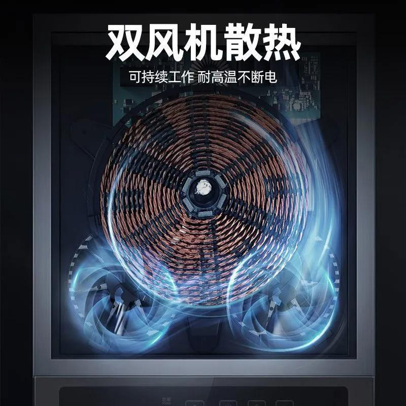 horno electromagnético comercial 3500w de alta potencia restaurante leche tienda de té cóncava horno electromagnético comercial frito calentamiento eléctrico