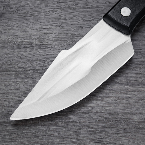 Mongolian hand-held meat knife for outdoor camping, portable, meat-cutting and meat-eating fruit knife, sharp household boning knife