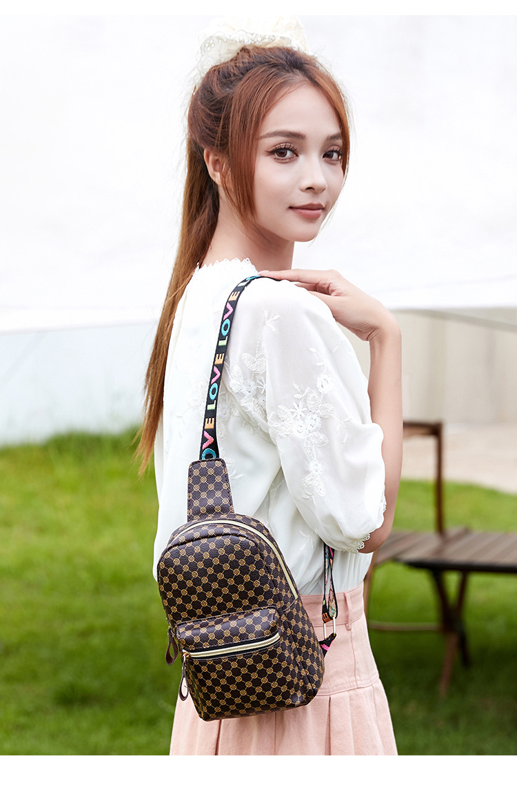 Printing Pattern All Seasons Season Women's Vintage Style Printing Pu Leather Waist Bags