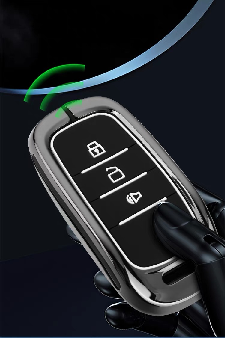 Suitable for Foton Mars 7 Key Cover New Foton Mars 9 Leather Buckle Car Remote Control Bag Protective Shell Buckle Cross-Border