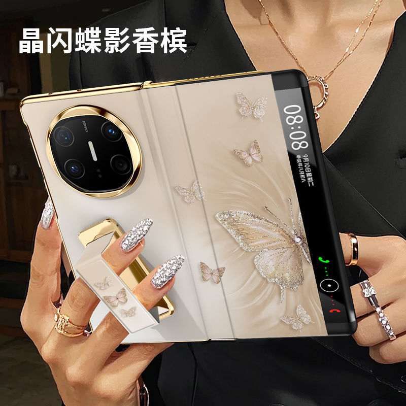 【翻盖腕带支架】适用华为matex6手机壳X6新款x5典藏版x3高级xt|undefined