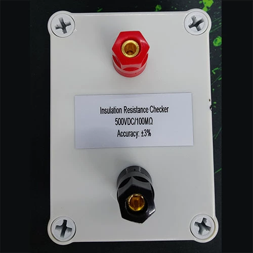 Проверка коробки выборочного тестера изоляции 500VDC/100mohm