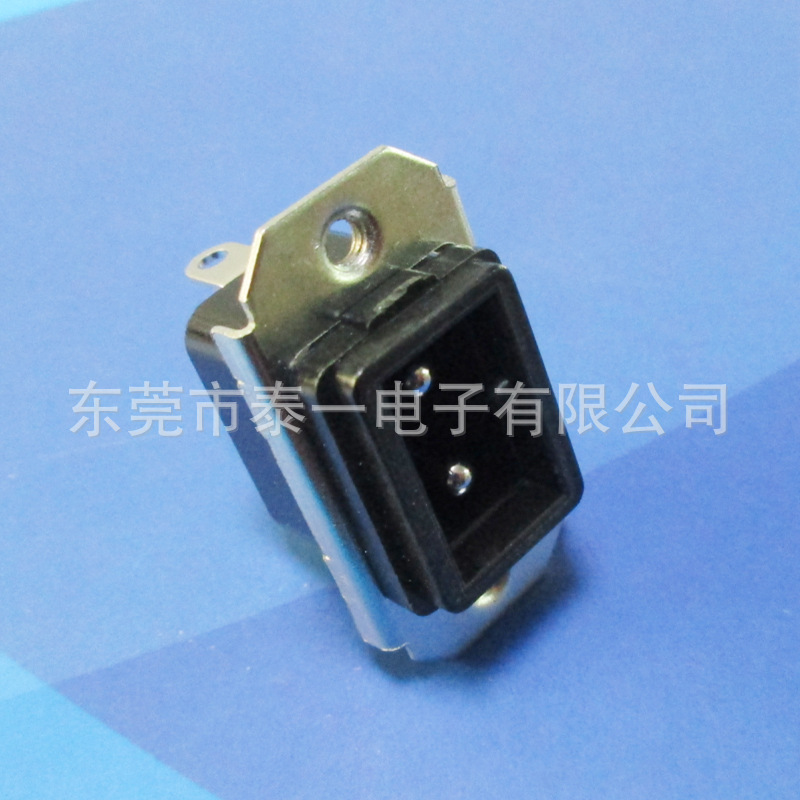 恒温箱用B字尾充电接口 B字尾分正负极性两芯AC转DC插座LH-08-DS4