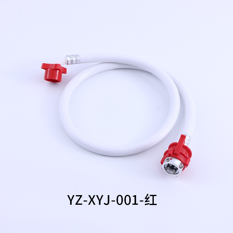 Tubo de entrada de agua para lavadora, tubo de drenaje, manguera flexible de PVC 304 de acero inoxidable, tubo corrugado, grifo antisalpicaduras, universal.