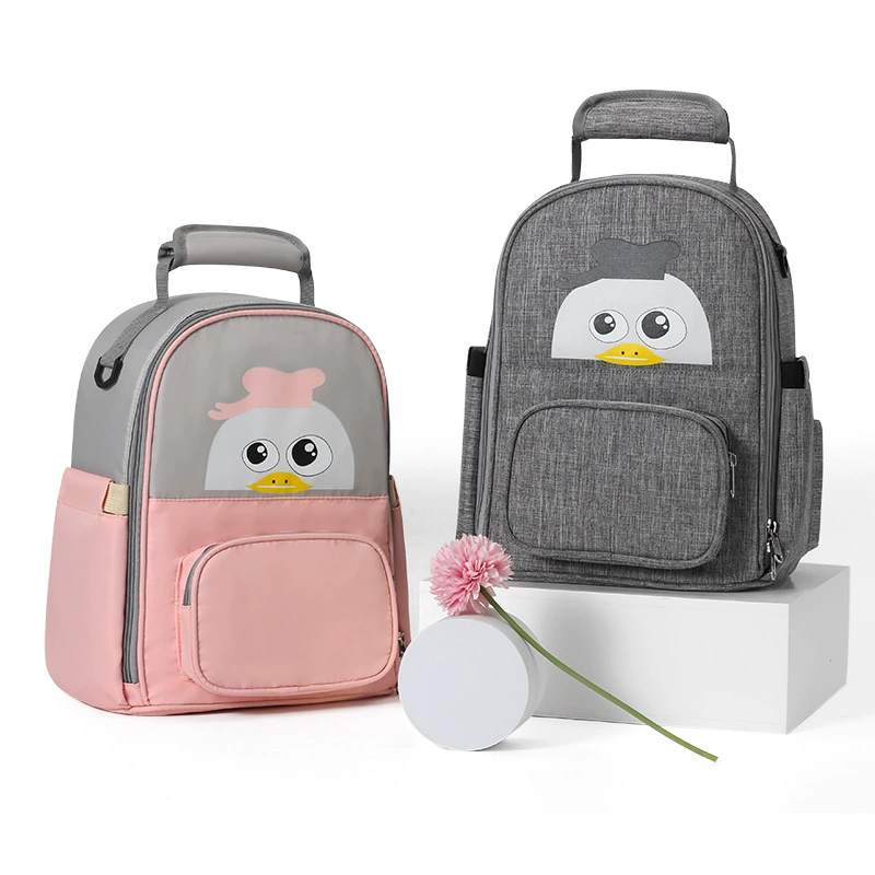 Удобно поставить полный пакет с молочным мешком с отверстием на спине