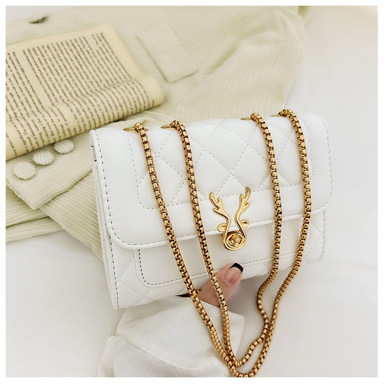 2025 Summer New style sheep diamond-shaped bag, single-shoulder bag, women's bag, pu bag, crossbody bag, chain bag, Chanel style undefined