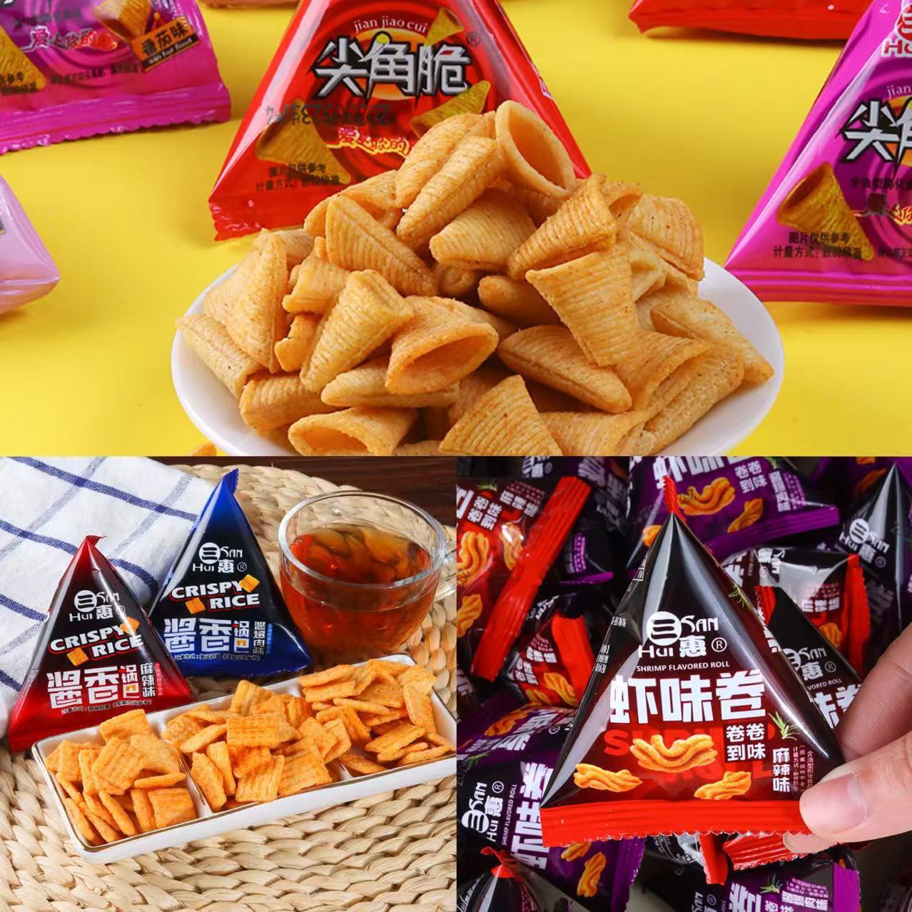 [총 3박스] 새우맛롤 200팩 + 소스맛 바삭한 떡밥 200팩 + 샤프크런치 200팩