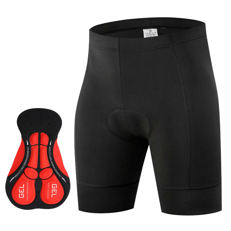 Cycling Shorts Men's Bicycle Silicone Cushion Bicycle Shorts Quick-drying Breathable Road Bike Mountain Cycling Pants Cross-border