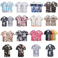 男士短袖 AMIRI 流行花式印花LOGO高街嘻哈沙滩短袖衬衫T恤系列