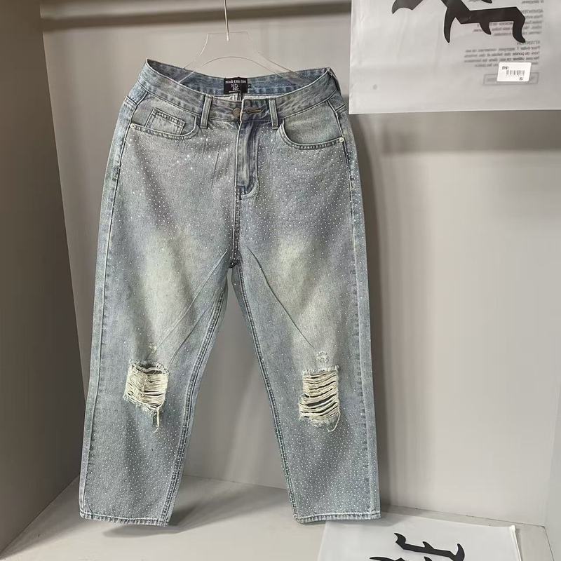 2025 夏の新しいヨーロッパとアメリカのトレンディなブランドの男性と女性のカップルの服大きいサイズのウォッシュ加工と古い半袖 T シャツティーンエイジャーの T シャツ|undefined