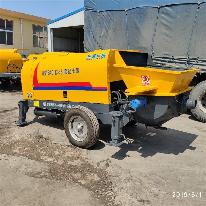 厂家直销工程卧式二次构造柱泵 细石砂浆混凝土输送上料小型泵机