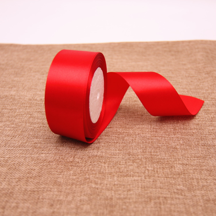 Cintas rojas de seda, cinta de cinta roja, cinta de boda, cinta de cinta