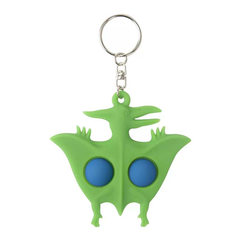 Smart toy, silicone keychain, toy car, car keys, backpack, accessory, pterosaur, anti-stress